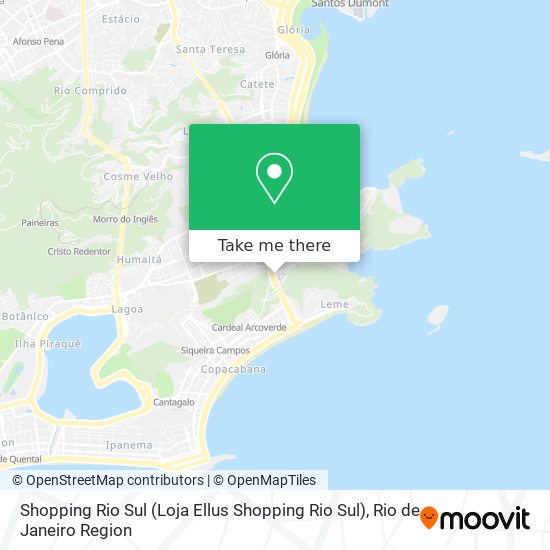 Mapa Shopping Rio Sul (Loja Ellus Shopping Rio Sul)