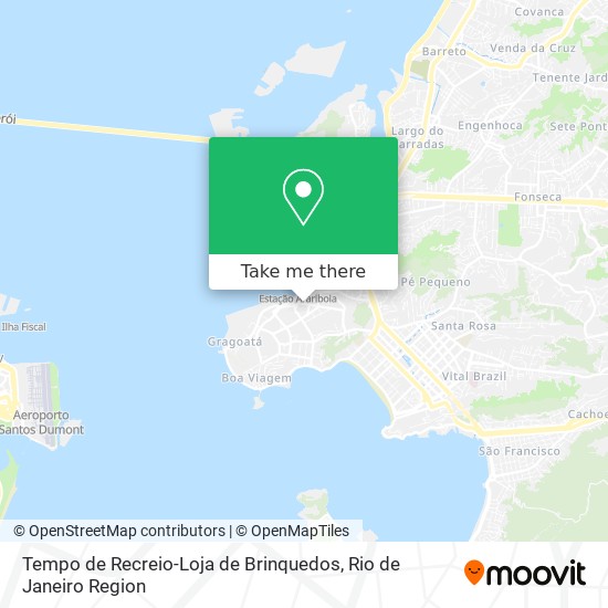 Mapa Tempo de Recreio-Loja de Brinquedos