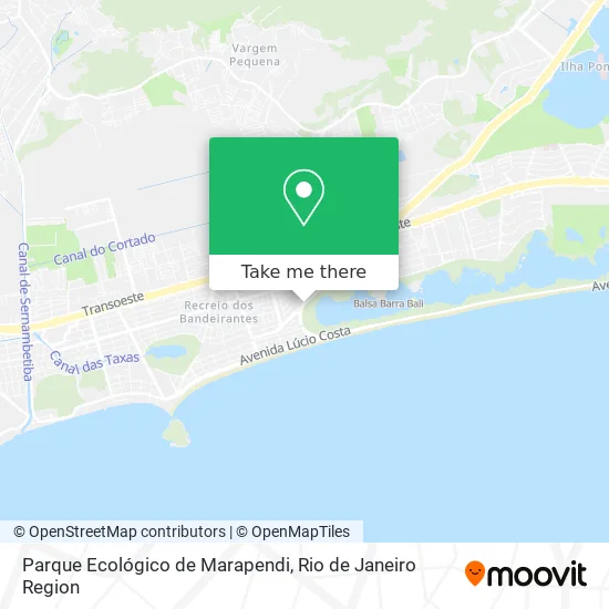 Parque Ecológico de Marapendi map