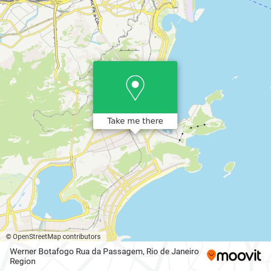 Mapa Werner Botafogo Rua da Passagem