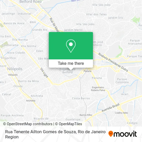 Rua Tenente Aílton Gomes de Souza map