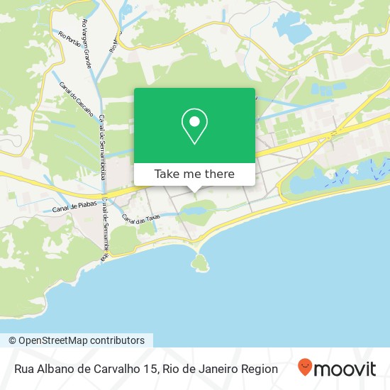 Rua Albano de Carvalho 15 map