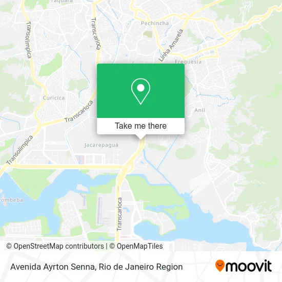 Avenida Ayrton Senna map