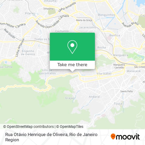 Mapa Rua Otávio Henrique de Oliveira