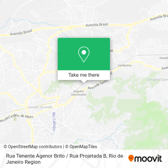 Rua Tenente Agenor Brito / Rua Projetada B map
