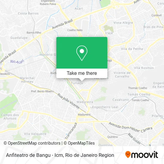 Anfiteatro de Bangu - Icm map