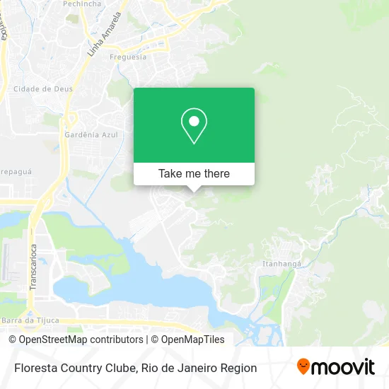 Floresta Country Clube map