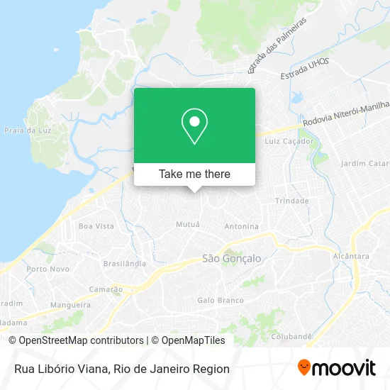 Rua Libório Viana map