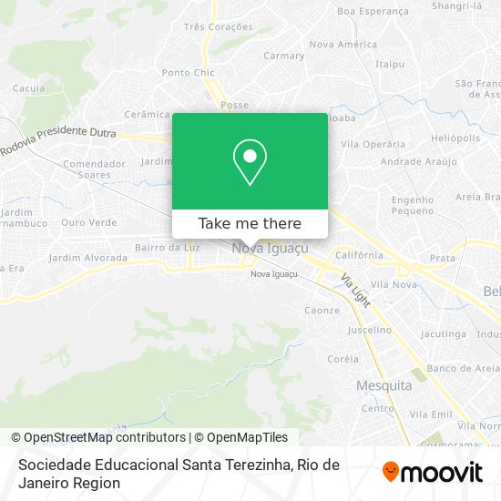 Sociedade Educacional Santa Terezinha map