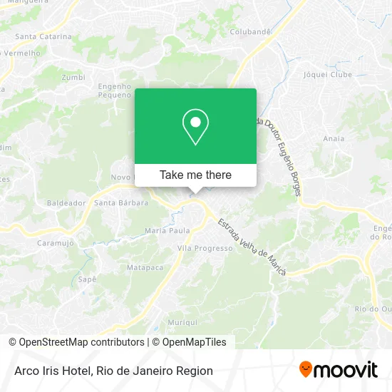 Arco Iris Hotel map