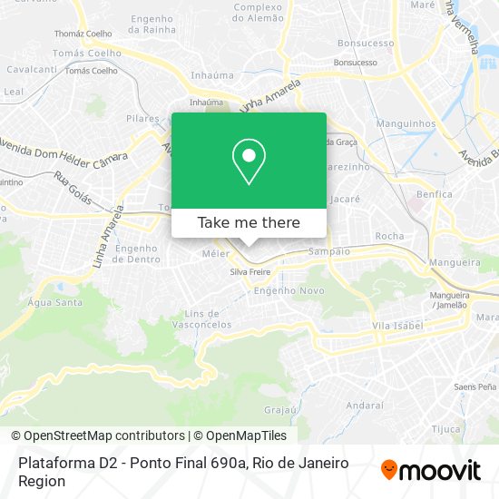 Plataforma D2 - Ponto Final 690a map