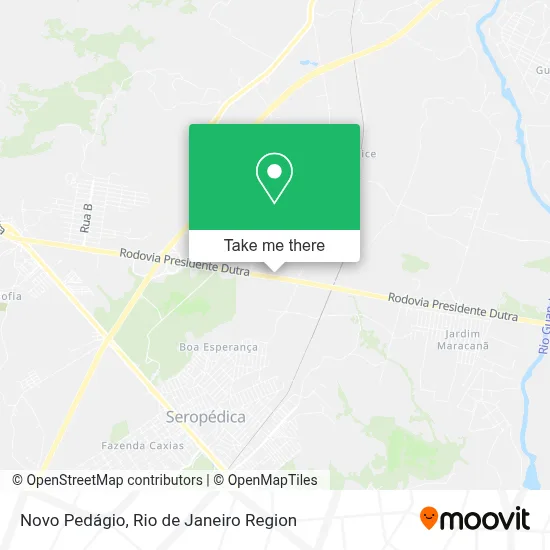 Novo Pedágio map