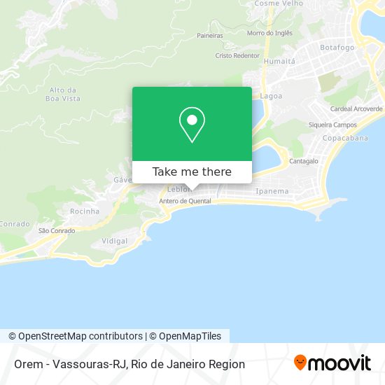 Orem - Vassouras-RJ map