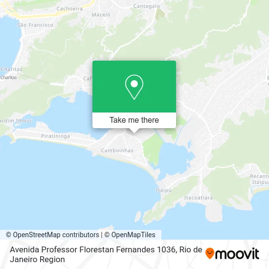 Avenida Professor Florestan Fernandes 1036 map