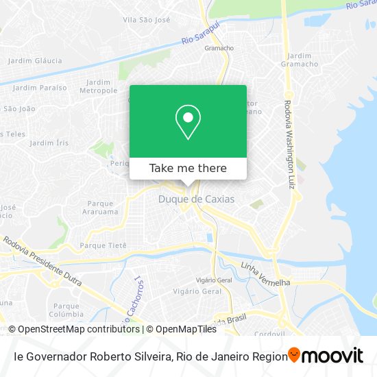 Mapa Ie Governador Roberto Silveira