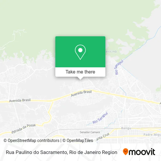 Rua Paulino do Sacramento map