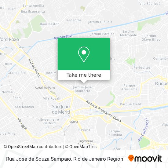 Rua José de Souza Sampaio map