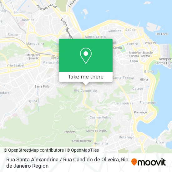 Rua Santa Alexandrina / Rua Cândido de Oliveira map