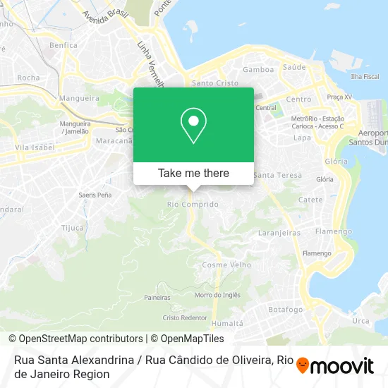 Rua Santa Alexandrina / Rua Cândido de Oliveira map