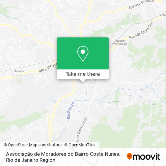 Associação de Moradores do Bairro Costa Nunes map