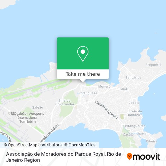 Mapa Associação de Moradores do Parque Royal