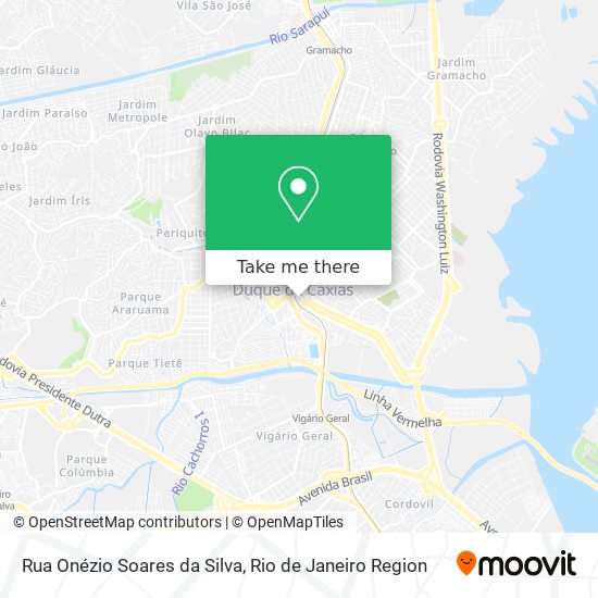 Rua Onézio Soares da Silva map