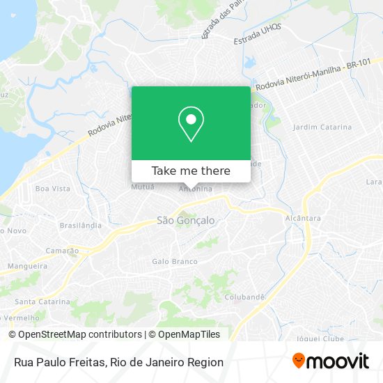 Rua Paulo Freitas map