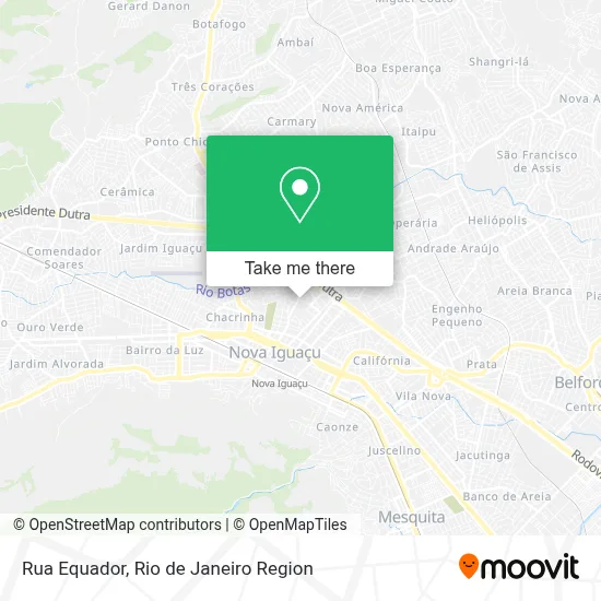 Rua Equador map