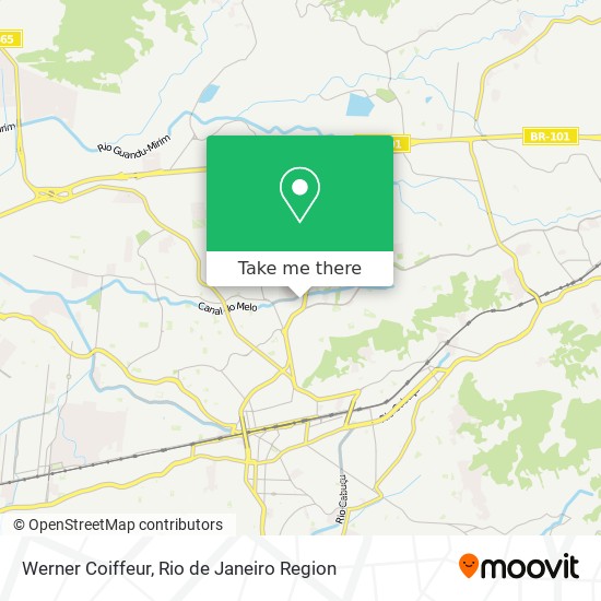 Mapa Werner Coiffeur