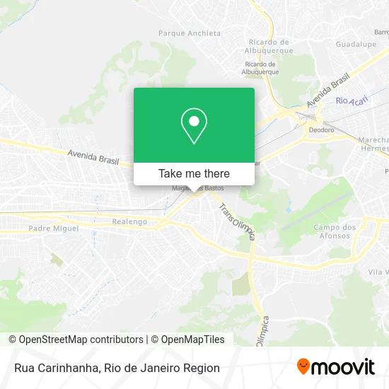 Rua Carinhanha map
