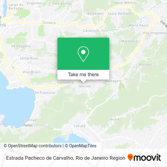 Estrada Pacheco de Carvalho map