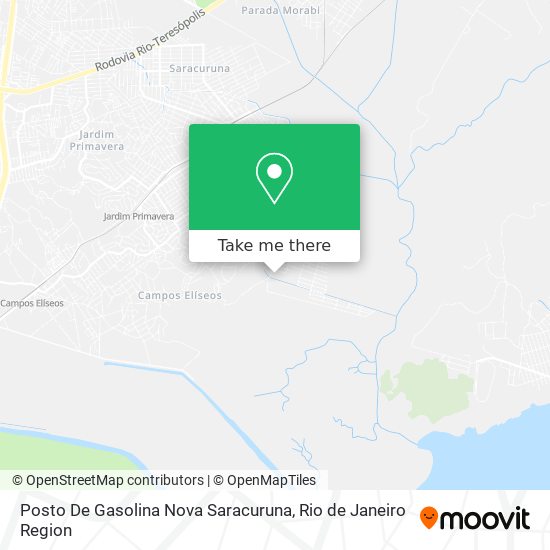 Posto De Gasolina Nova Saracuruna map