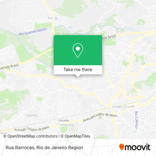 Rua Barrocas map