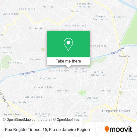 Rua Brígido Tinoco, 15 map