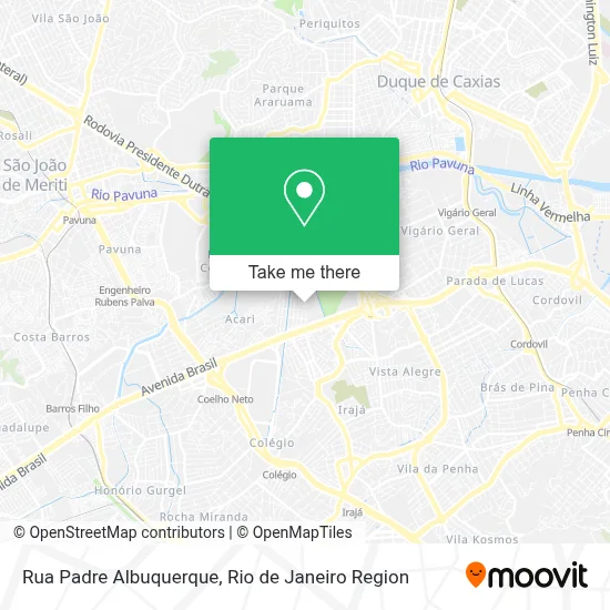 Rua Padre Albuquerque map