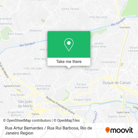 Rua Artur Bernardes / Rua Rui Barbosa map