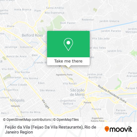 Feijão da Vila (Feijao Da Vila Restaurante) map