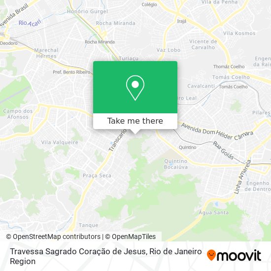 Travessa Sagrado Coração de Jesus map