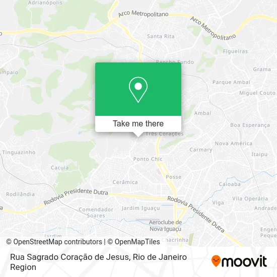 Rua Sagrado Coração de Jesus map