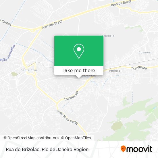 Rua do Brizolão map