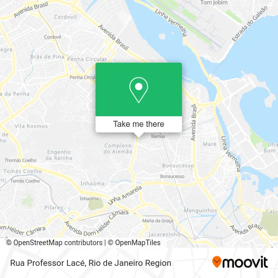 Rua Professor Lacé map