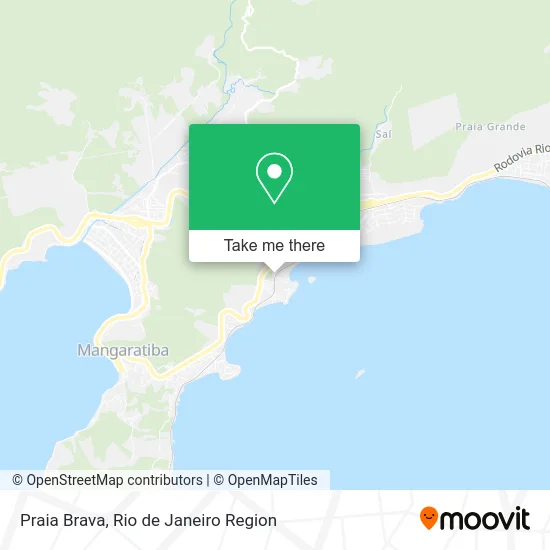 Praia Brava map