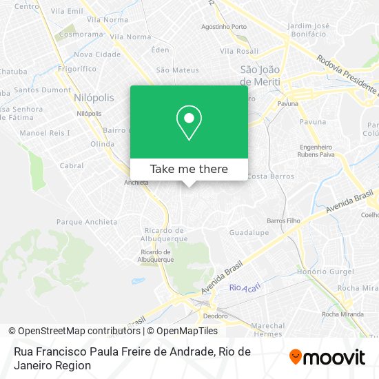 Rua Francisco Paula Freire de Andrade map