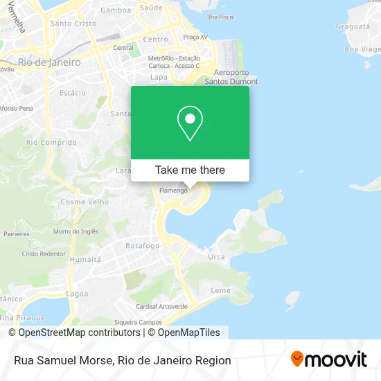 Rua Samuel Morse map