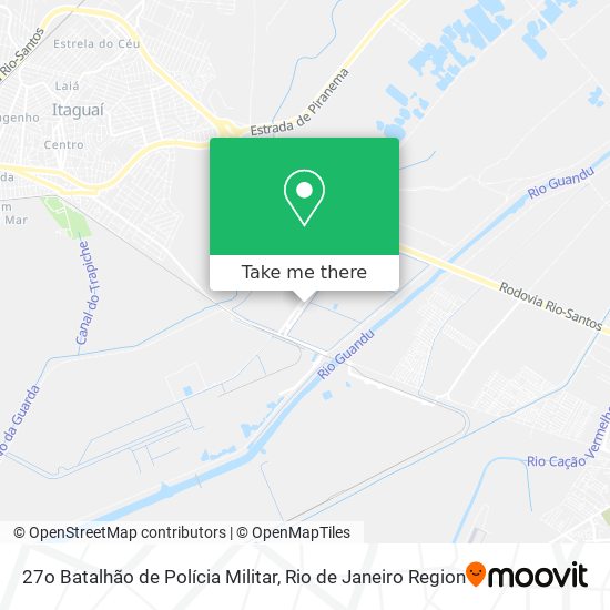 27o Batalhão de Polícia Militar map