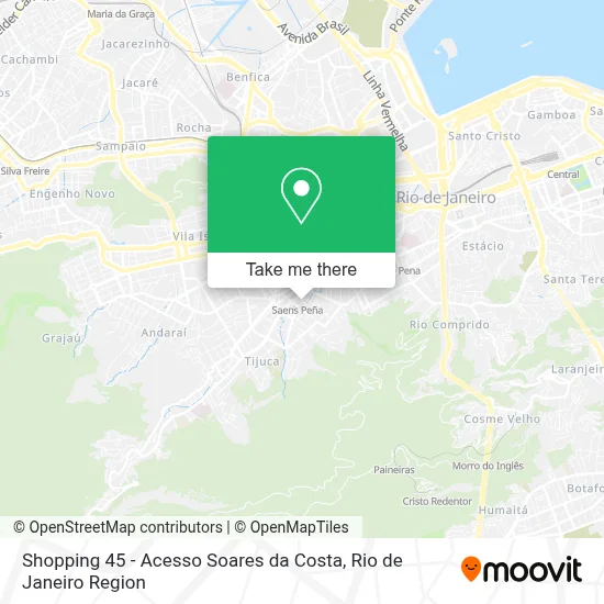 Shopping 45 - Acesso Soares da Costa map