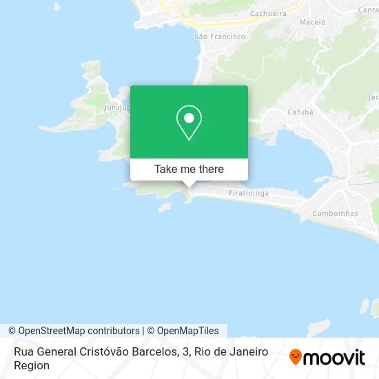 Rua General Cristóvão Barcelos, 3 map