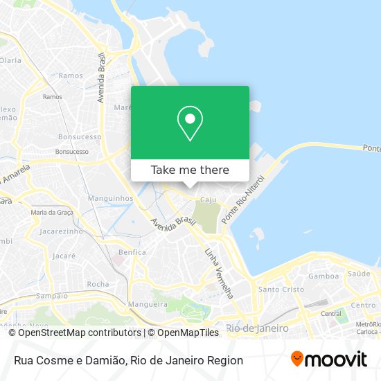 Rua Cosme e Damião map