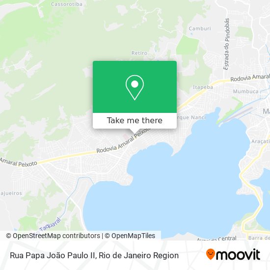 Rua Papa João Paulo II map