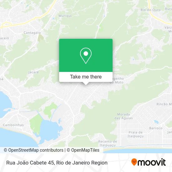 Rua João Cabete 45 map